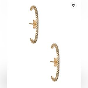 Lili Claspe Scarlet Bar Studs